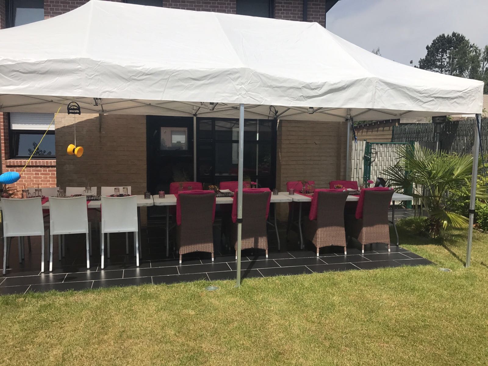 Pack tonnelle 3x6m - Garden Party Events