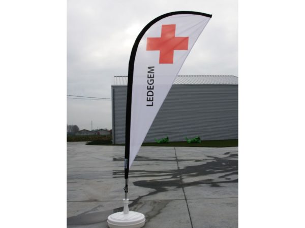 Drapeaux Eclipse avec mât et sac de transport – Image 2